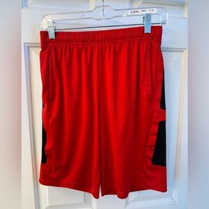 Tek Gear Red and Black Athletic Shorts